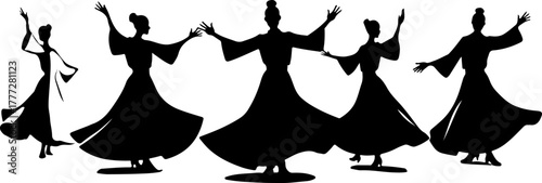 Mystic Whirl – Sufi Dervish Dance Illustration