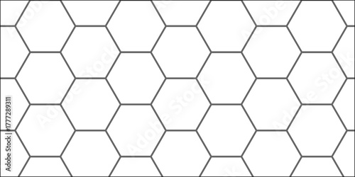 Seamless hexagonal honeycomb pattern texture vector design wallpaper