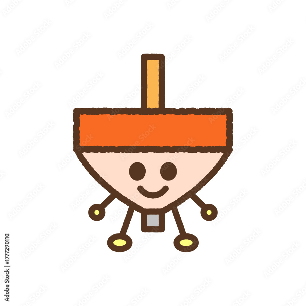 Obraz premium キャラクター風の単品アイコンイラスト 遊具 コマ