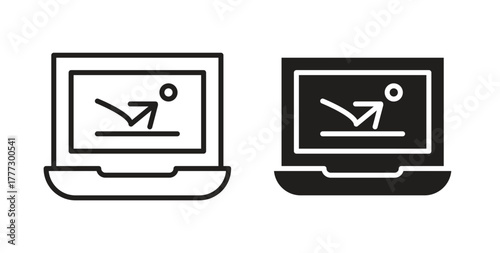Bounce rate icon for web and app. vector illustration eps