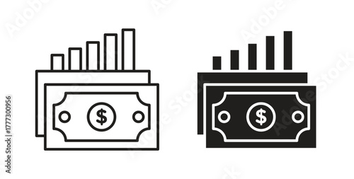 capital gain icon for web and app. vector illustration eps