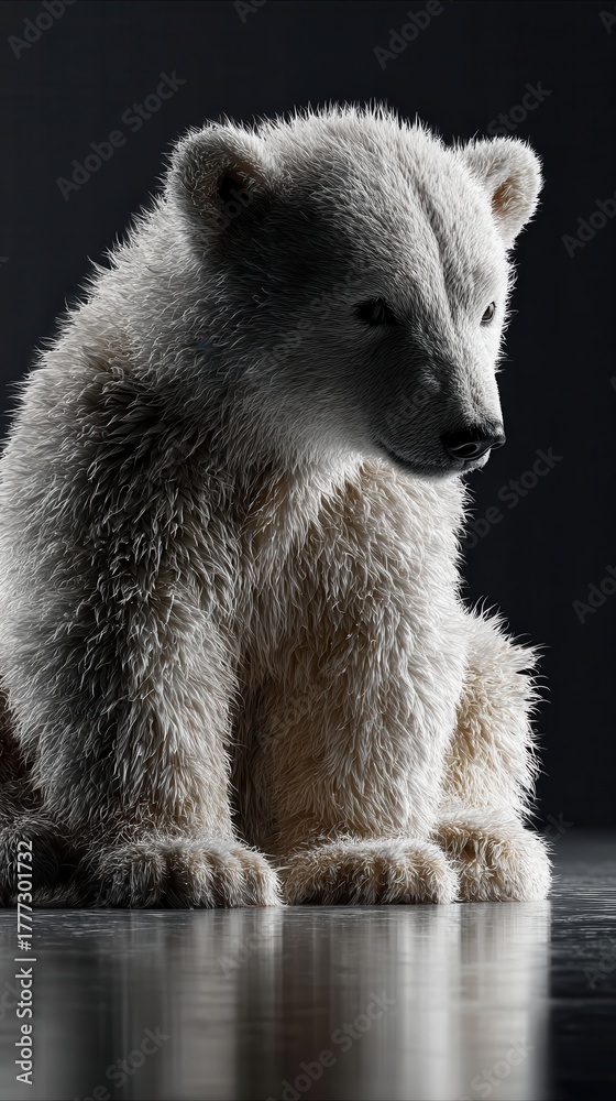 Fototapeta premium polar bear cub