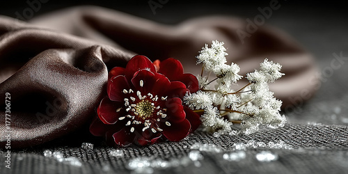 Elegant Solid Burgundy Colo...