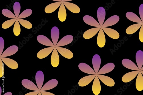 Abstract attractive high quality new modern colorful gradient dark background design