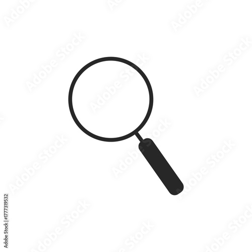 シンプルな虫眼鏡のアイコン サーチ
