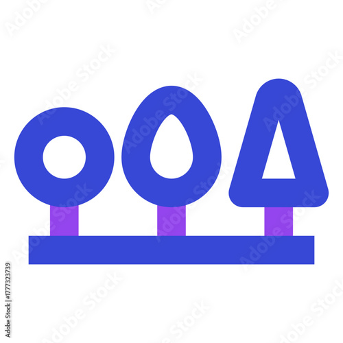 nature and ecology twotone icon set