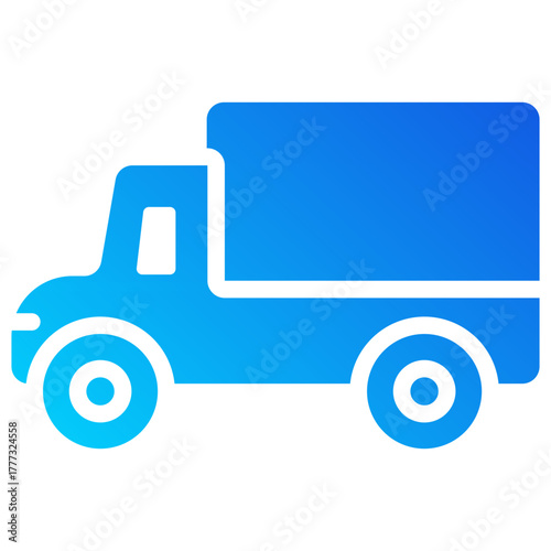 truck gradient fill icon