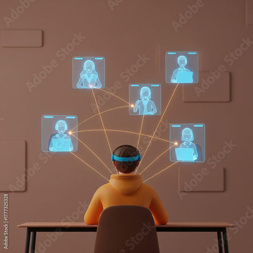 Connect with your virtual team anytime, anywhere using innovative technology for seamless collaboration and modern communication in the metaverse