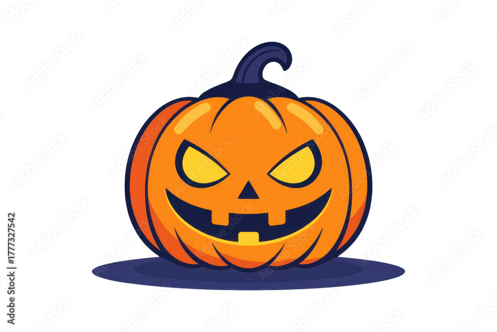 Fototapeta premium a simple flat 2D icon of a 'ghost', a classic white ghost shape with two simple eyeholes, minimalist design, solid white and black colors, clean sharp lines, no shadows