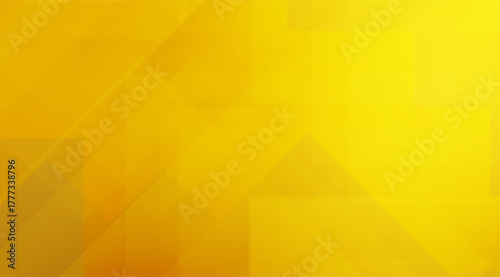 Golden yellow abstract background showcasing light and dark triangles forming a captivating geometric pattern with soft gradient transitions for a modern aesthetic