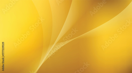 Warm gold hues blend seamlessly with flowing curves, creating a minimalist abstract design that suggests smooth transitions and soft light in a comforting color palette