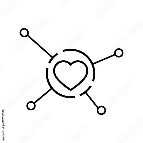 Volunteer icon vector. Community service  illustration sign. helping symbol. donation logo.