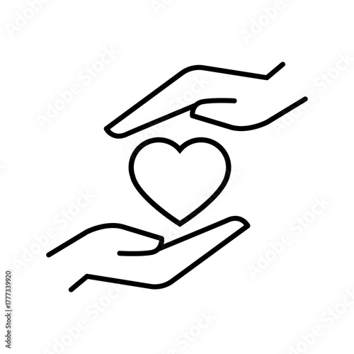 Volunteer icon vector. Community service  illustration sign. helping symbol. donation logo.