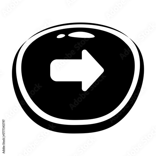 Cartoon Button Icon