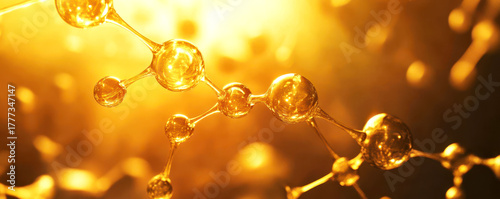 Abstract representation of gold molecules forming into a bar, symbolizing the purity and intrinsic value of gold