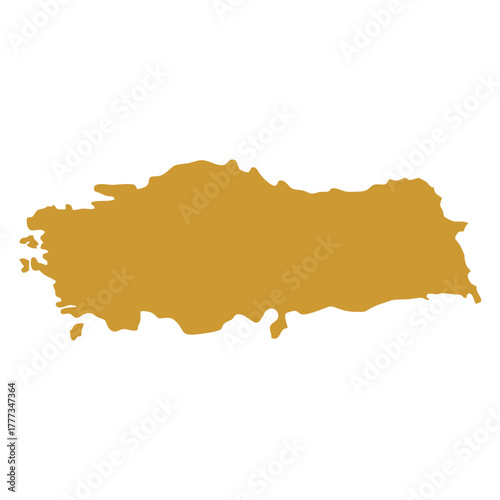 Map of Turkey land