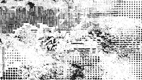 abstract gray and white textured background with dust grain and distressed grunge overlay for retro design