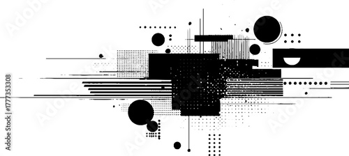 digital electronic Technology background with modern tech connections and futuristic processing interface