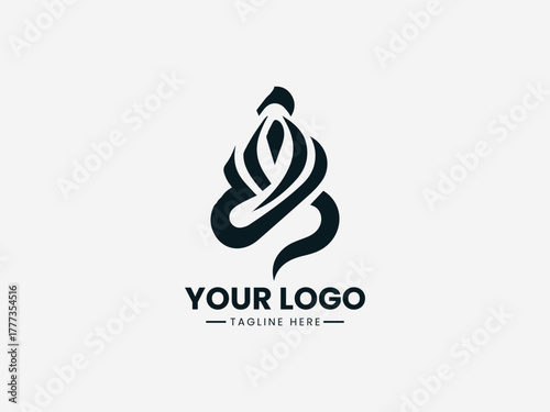 Wise businessman in meditation pose representing knowledge balance and modern business leadership vector illustration