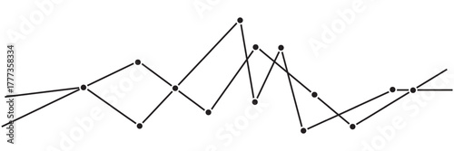 Abstract network connection with linked nodes. Interconnected dots forming a network structure, symbolizing data communication, digital technology, and artificial intelligence.
