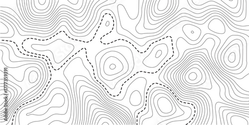 Light topographic topo contour map background. Geographic abstract grid. vector illustration . . Design illustration for wall art, fabric, packaging, web, banner, wallpaper.
