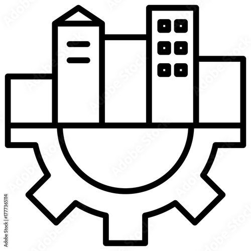 Infrastructure Outline Icon