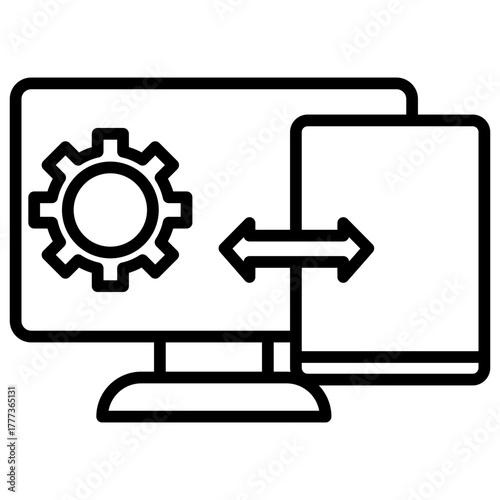 Computer Outline Icon