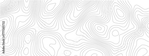 Topographic map lines background seamless contour pattern vector illustration for geography or cartography design