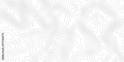 Abstract topographic map background contour map design element for geographic or cartographic themes