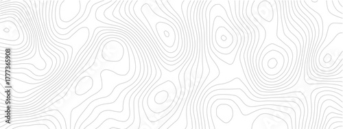 Abstract topographic map background seamless contour pattern vector illustration for geographic design