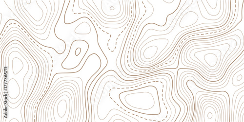 Topographic gold luxury map background. Geographic abstract pattern.paper texture Imitation of a geographical map shades.