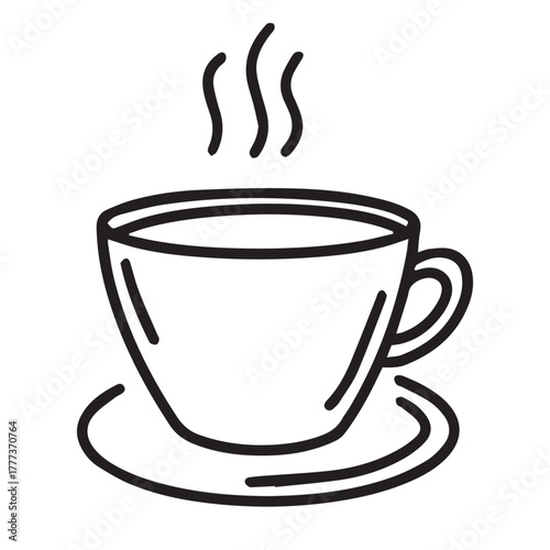 coffee cup icon. cup of tea.