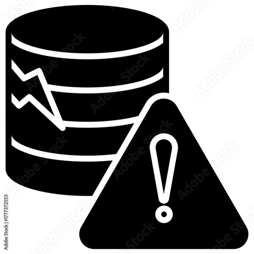 Data Loss Solid Icon