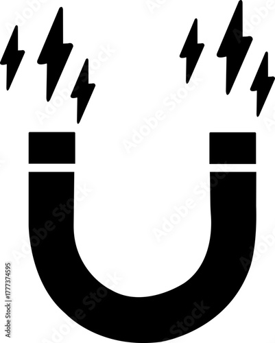 customer, people, attracting, magnet, icon, flat, vector, illustration, iron, positive, negative, science, subject, isolated, transparent, background, force, object, technology, equipment, metal, grap