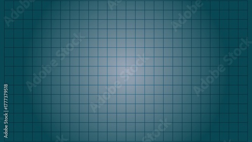 Teal Blue Grid Background for Architectural and Design Projects Template