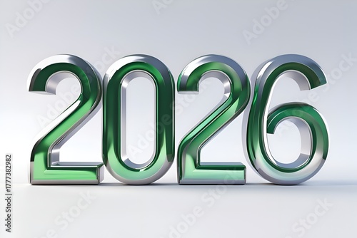 Green color 2026 Banner