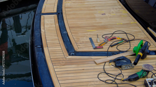 Принти на полотні Luxury yacht maintenance