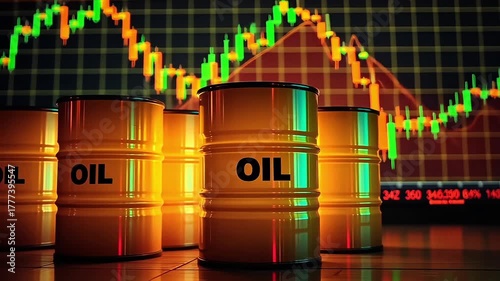 Oil barrels petroleum crude energy fuel gas price market stock finance economy industry trade global supply demand investment