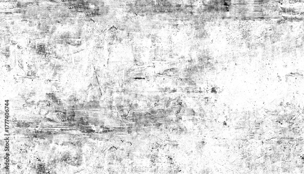 Fototapeta premium Aged white concrete texture with grunge effect, featuring scratches and weathered patterns. Ideal for backgrounds or design elements