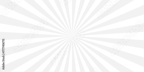 Vector sunray stripe background. Light sunburst glowing background. Sunburst pattern summer social banner. vector illustration pattern beam rays. Spiral radial striped backdrop design.	