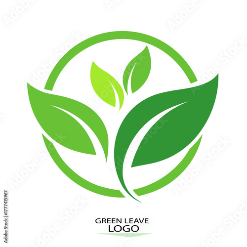 green leave  logo