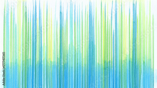 抽象的な水彩ブラシストローク　縦型のデザイン