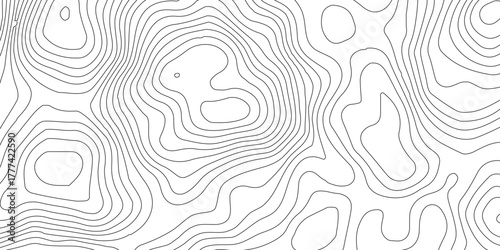 Obraz na płótnie Topographic map patterns, topography line map