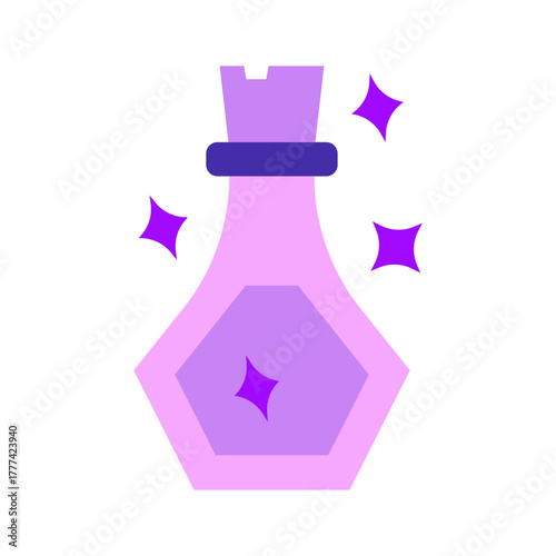 Potion Flat Icon | Boho Magic and Celestial Elements for Spiritual and Halloween Designs