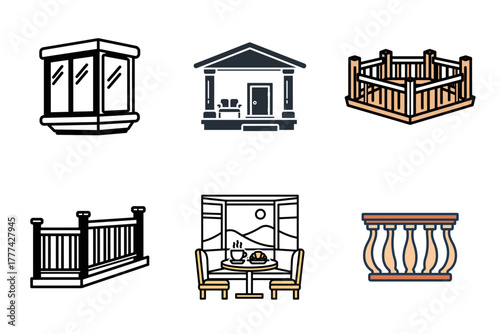 Nail Care and Manicure Tools Icons Set. Professional Nail Salon Equipment, UV Lamp, Nail Buffer, Cuticle Pusher, and Nail Art Brushes Vector Illustration.