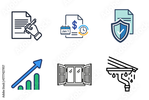 Skincare and Beauty Product Icons Set: Serum Dropper, Ampoule, Face Mask, Spray Bottle - Cosmetic Treatment Vector Collection