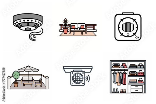 Manicure and Nail Care Service Icons Set. Professional Beauty Salon Tools, Artificial Nail Application, and Stylist Equipment Vector Glyphs