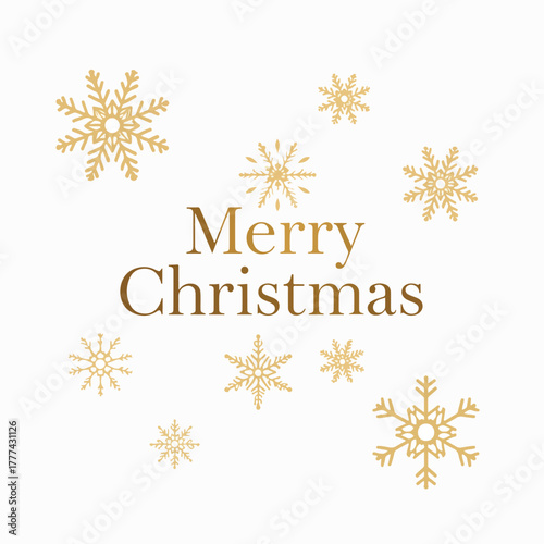 Festive Season Greetings: Delicate snowflakes dance around a warm message, creating a season greeting of joy and wonder.