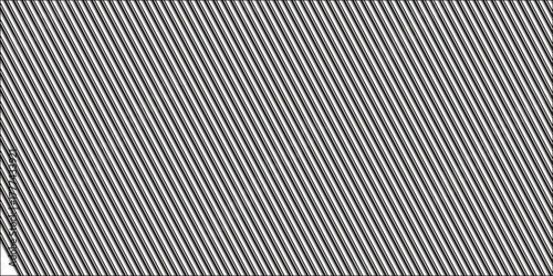 Thin diagonal line seamless pattern. Repeated fine slash lines background. Pinstripe wallpaper. Black and white tilted slanted strip backdrop. Repeating oblique linear texture overlay