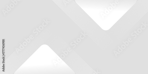 background design with diagonal line pattern in grey colour. Vector white horizontal template for business banner, formal invitation backdrop, luxury.